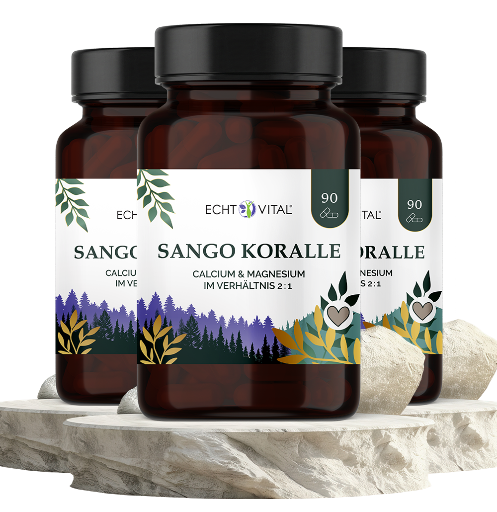 Sango Koralle Kapseln - ECHT VITAL Premium Qualität